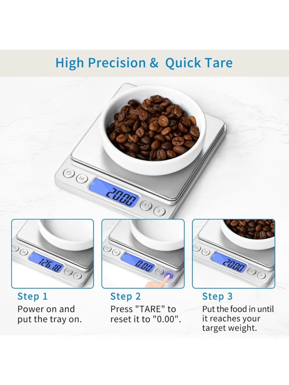Digital Stainless Steel Mini Scale - Picture 5 of 11